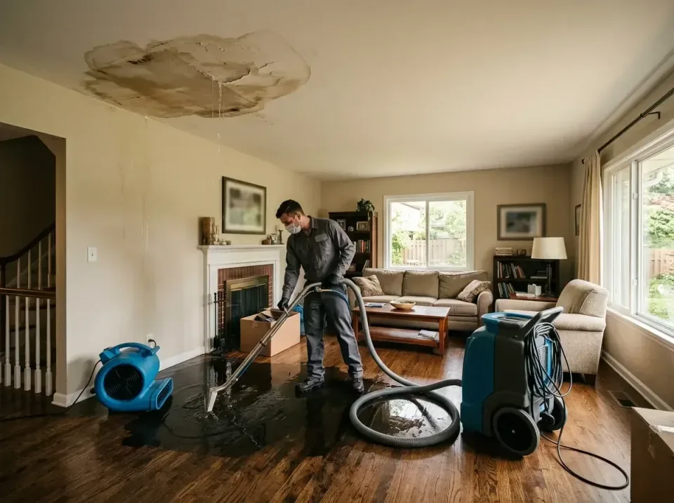 attic-pipe-burst-ceiling-drip-008 — frequently asked questions, Water Damage Restoration & Carpet Care in Northwest Harbor,…